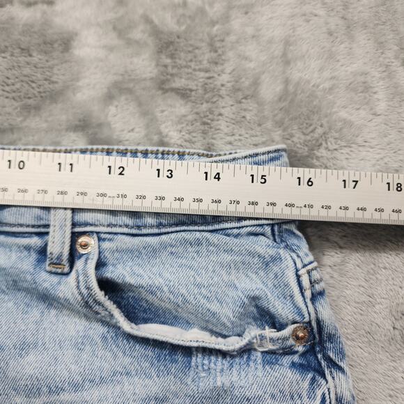 Maurices M. Jeans Skirt Womens 10 Blue High Rise Pencil Front Slit Stretch Denim - Picture 8 of 10